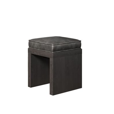 BRASIL | Bistro Sitzhocker | Wenge/Grau | B: : 39 x 39 x 51 cm | + Sitzkissen | Gas