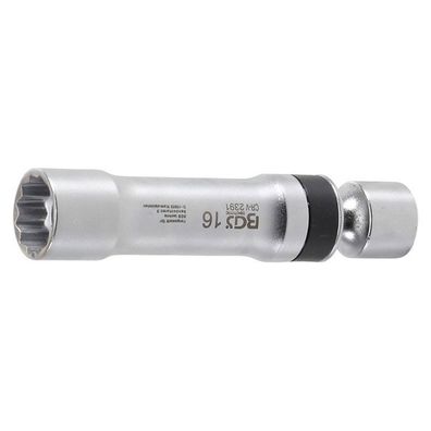 BGS-2391 | Zündkerzen Gelenkeinsatz, 16 mm, 12-kant mit Haltefeder