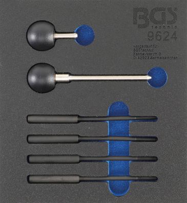 BGS-9624 | Werkstattwageneinlage 1/6: Kurbelwellen-Fixier-Werkzeug | für Porsche