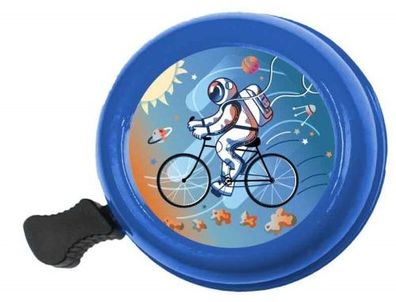 bbeBells Kinder Fahrrad-Klingel "Astronaut", Ø55mm, blau