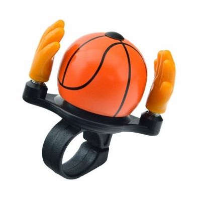 bbeBells Kinder Fahrrad-Klingel "Basketball", Ø 38mm, Warnglocke, Signalglocke