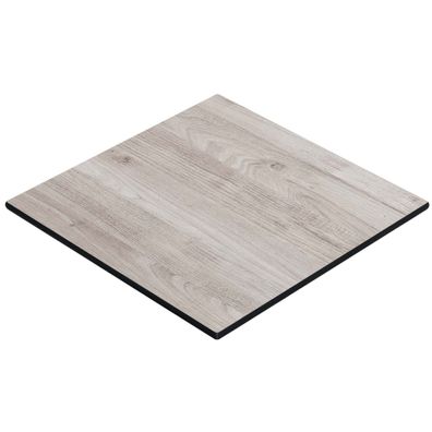 Compact | Gastro HPL Tischplatte | B: 70 x 70 cm | Eiche-Weiß | Quadratisch | Gastr