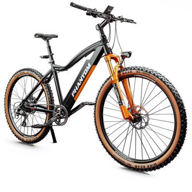 Phantom Instinct X | Elektro Mountainbike | 29" | 100km | 10.5Ah | 380Wh | Black E B