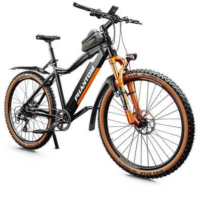 Phantom Instinct X | Elektro Mountainbike | 29" | 100km | 10.5Ah | 380Wh | Schwarz |