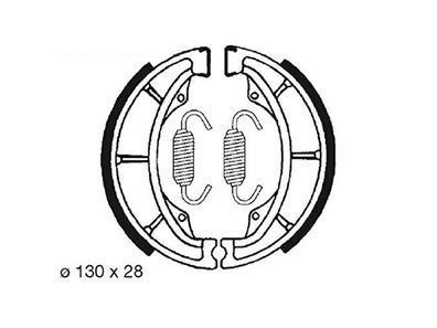 TRW Bremsbacke "MCS 855" Satz Organisch Stan