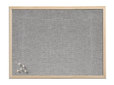 ZELLER Present Pinboard Leinen/Kiefer 40x60cm