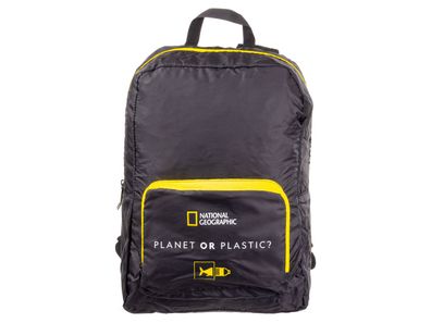 National Geographic Faltbarer Rucksack, RPET - N14403 - Farben: black