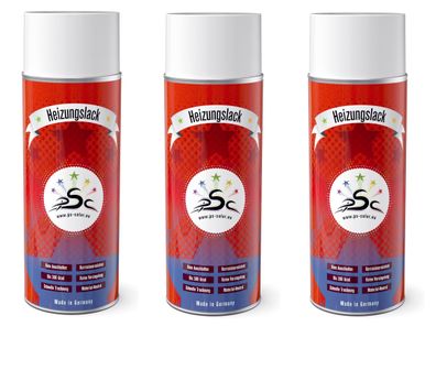 3 x Heizkörperlack Spray Graubraun 400 ml RAL 8019