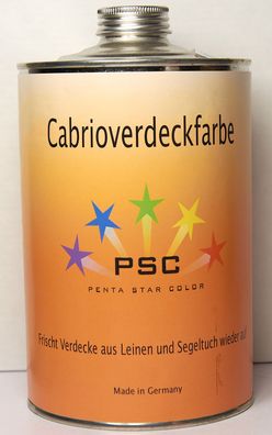 Cabrioverdeckfarbe Rot 1000ml