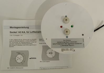 Hekatron Sockel 143 KA für Luftkanalmontage 5000406.000000 Montagesockel