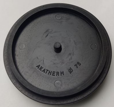 Akatherm Verschlussdeckel Typ A Ø 75 mm PE-HD 67.07.07 Kunststoff