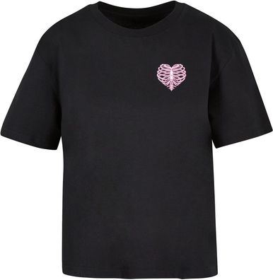 Miss Tee Damen T-Shirt Heart Cage Rose Tee MST066