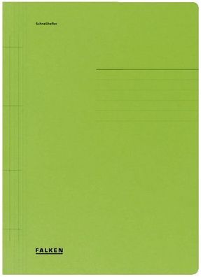 Falken 80000375 Schnellhefter - A4, 250 Blatt, Manilakarton (RC), grün