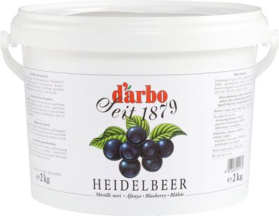 Food-United Fruchtaufstrich Heidelbeere 2kg Eimer fruchtiger von DARBO