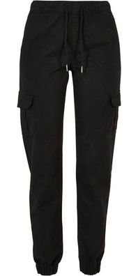 Urban Classics Damen Hose Ladies High Waist Cargo Jogging Pants