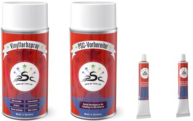 Set 4-150 : Vinylfarbe für Ford US Beige Kunstlederpflege Kunstleder-Reparatur