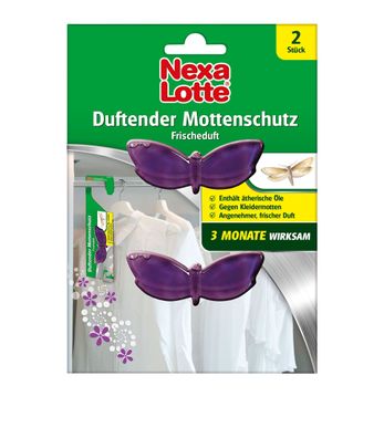 NEXA LOTTE® Duftender Mottenschutz Frischeduft, 2 Stück