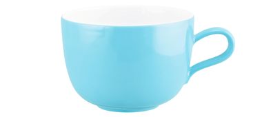 Seltmann Weiden Milchkaffeeobertasse 0,38 l Liberty Pure Colors lagoon blue 001.77