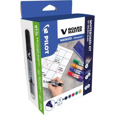 PILOT Whiteboard-Marker V BOARD MASTER Set