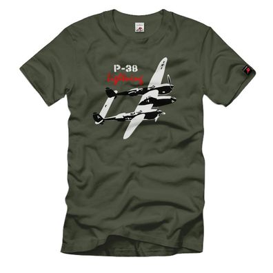 Lightning P 38 Usa Kampfflugzeug Weltkrieg Aufklärung Lockheed - T Shirt #38