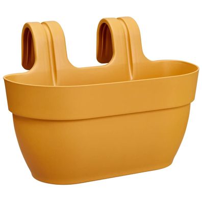 elho® Vibia campana easy Pflanzgefäß M Honiggelb zum Einhängen - Kunststoff