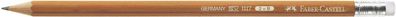 Faber-Castell 111713 Bleistift 1117 mit Radierer - B, natur
