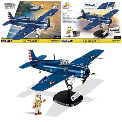 COBI 5731 Historical Collection WW2 F4F Wildcat - Northrop Grumman Deckjäger