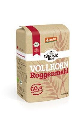 Bauck Mühle Roggenmehl Vollkorn Demeter 1000g