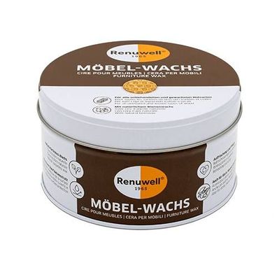 Renuwell Möbel-Wachs für gewachste und offenporige Holzarten 500 ml