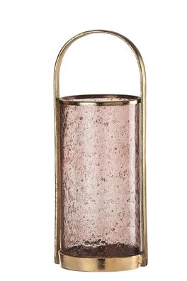 Gilde Windlicht "Garrida" (links) goldfarben 23967