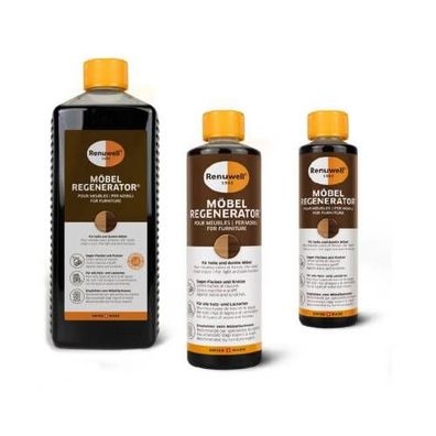 Renuwell Möbel Regenerator&reg; Pflege Politur für helle/dunkle Möbel 270/500/1000ml