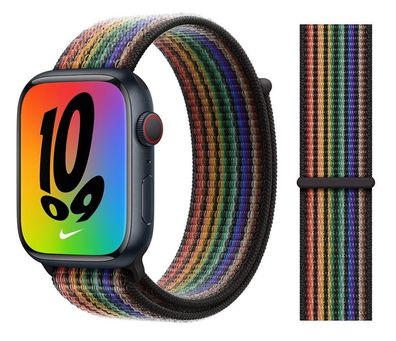 Original Apple Nike Sport Loop Armband 38/40/41mm MN6M3ZM/A Pride Edition 2022