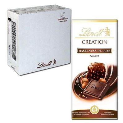 Lindt Creation Haselnuss de Luxe, Schokolade, 14 Tafeln je 150g