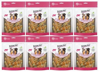 DOKAS - Hühnerbrust Kaurolle 8er Pack (8 x 250g)