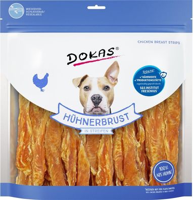 DOKAS - Hühnerbrust in Streifen 1er Pack (1 x 900g)