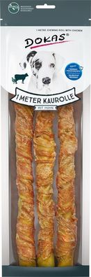 DOKAS - 1m Kaurolle mit Hühnerbrust 1er Pack (1 x 315g)