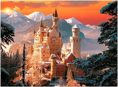 Neuschwanstein im Winter