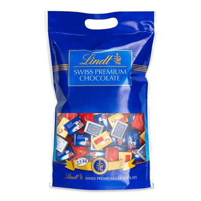 Lindt Napolitains Mini Schokoladen 6 Sorten Swiss Premium Minis Chocolate 2,5kg