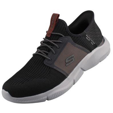 Skechers Herren Slipper Schwarz 210609-BKGY