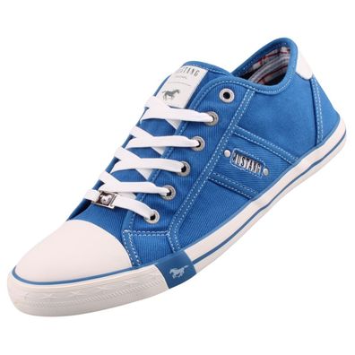 Mustang Herren Canvas Sneaker Blau 4058310/8