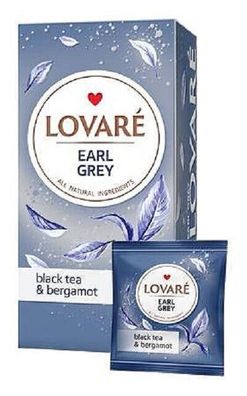 Lovare Tee Earl Grey Black Tea & Bergamot 2x 24Bt