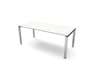 Kerkmann Schreibtisch 4132 Form 5 180x80x68-82 cm Vierfuß-Gestell höhenverstellbar