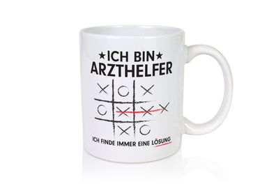 Lösung Finden: Arzthelfer | Fachangestellter Medizin - Tasse Weiß