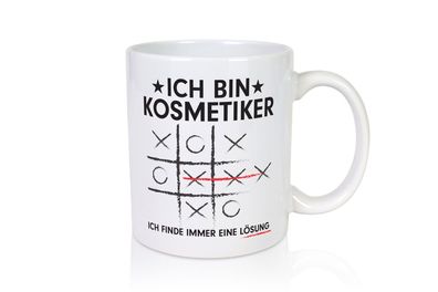 Löse Probleme: Kosmetiker | Kosmetik | Stylist - Tasse Weiß