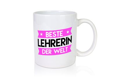 Beste Lehrerin | Schule Beruf | Schüler - Tasse Weiß