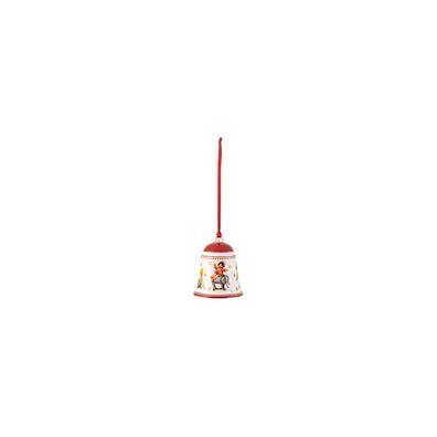 Villeroy & Boch My Christmas Tree Glocke Spielzeug, rot Premium Porcelain, unststo