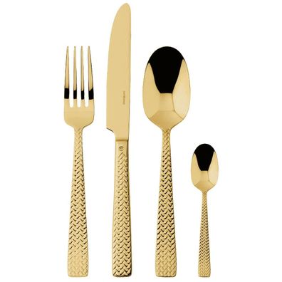 Sambonet Cortina Edelstahl/PVD Gold Besteck 24tlg. Vh. S0198-S00017-S0037 52722G81