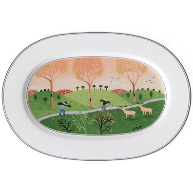 Design Naif Platte oval 342 x 135 x 18 mm | Villeroy & Boch | Art.-Nr. 1023372910