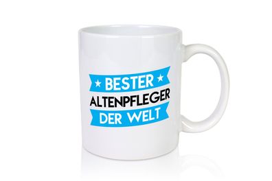 Bester Altenpfleger | Pflegepersonal | Altenheim - Tasse Weiß