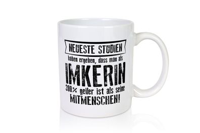 Neuste Studien: Imkerin | Imkerei - Tasse Weiß